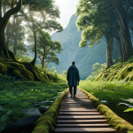 Prompt 1: Solitary Spiritual Journey in Nature**
